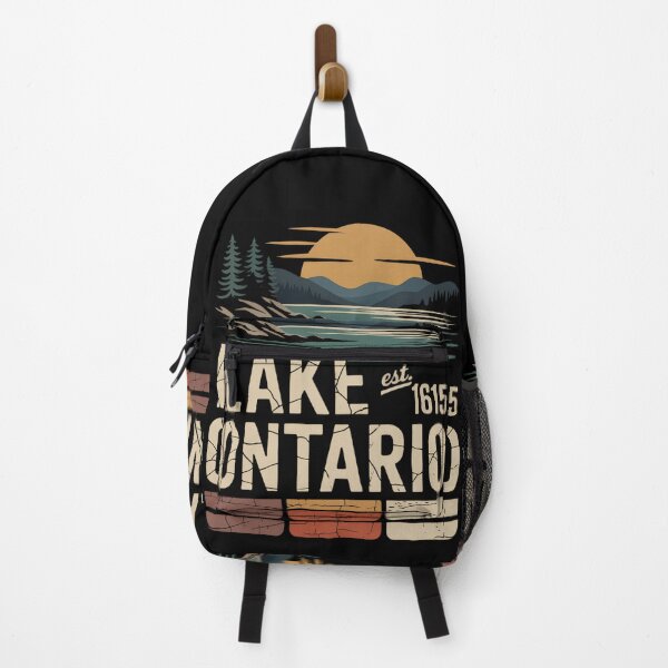 Item preview, Lake Ontario Vintage Camping Nature, Great Lakes Outdoors designed and sold by Zizo-DR44.