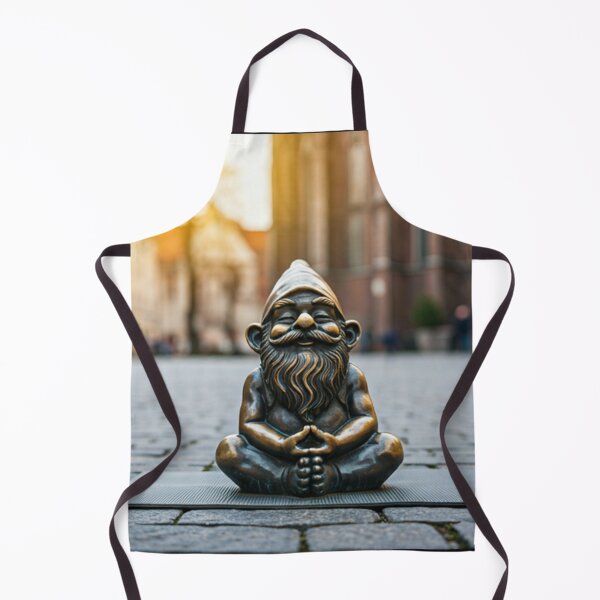 Item preview, Meditating Gnome Art Print – Mindfulness Gift, Poland Travel Decor designed and sold by Purrfecta.