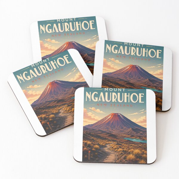 Item preview, Mount Ngauruhoe New Zealand Volcanic Summit in Tongariro National Park designed and sold by Aryabek.