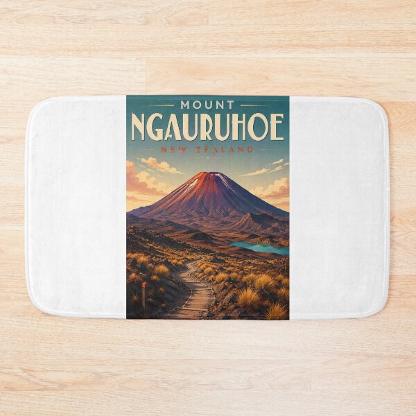 Item preview, Mount Ngauruhoe New Zealand Volcanic Summit in Tongariro National Park designed and sold by Aryabek.