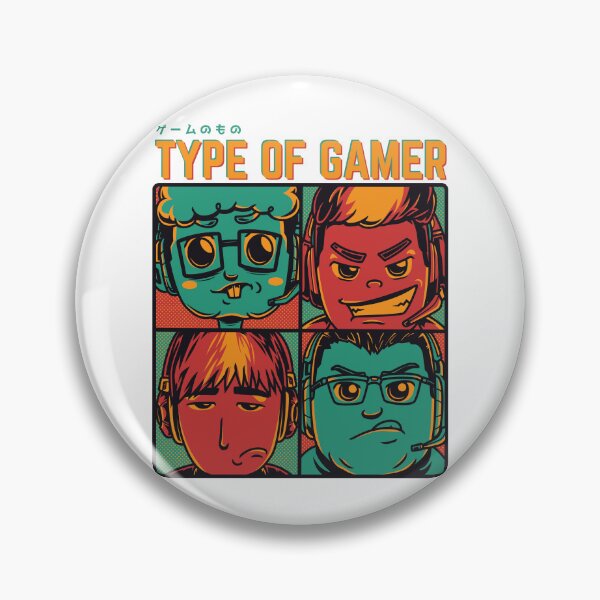 Item preview, Types Of Gamers - Pop Art Gaming Streetwear designed and sold by GraphiQTees.