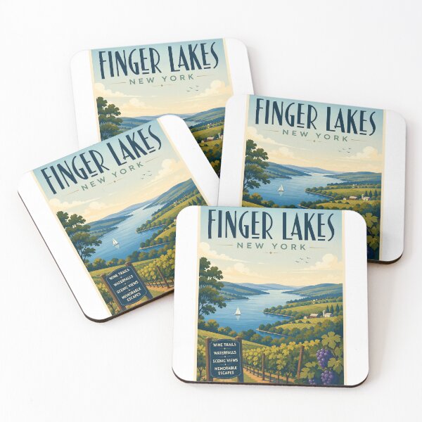 Item preview, Finger Lakes New York Vineyards overlooking Seneca and Cayuga Lake Country designed and sold by Aryabek.