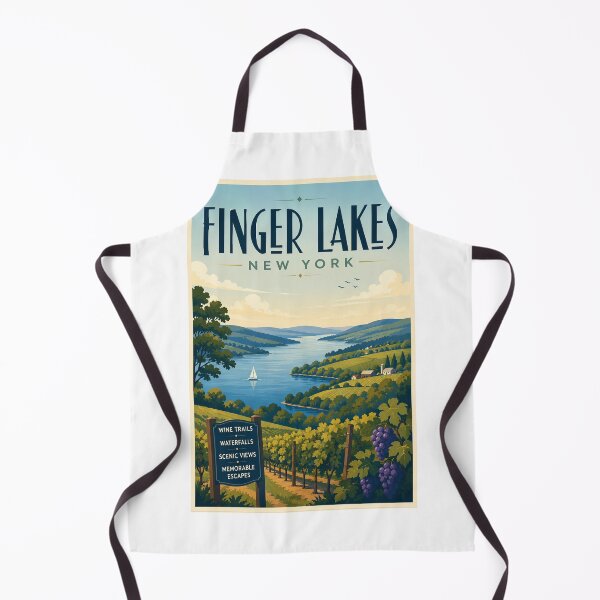Item preview, Viñedos de Finger Lakes, Nueva York, con vistas a la región de los lagos Seneca y Cayuga. designed and sold by Aryabek.