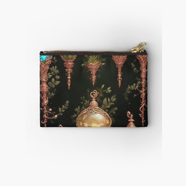 Item preview, Intricate fantasy florals blooming inside decorative glass  designed and sold by KingsArtworx 2.