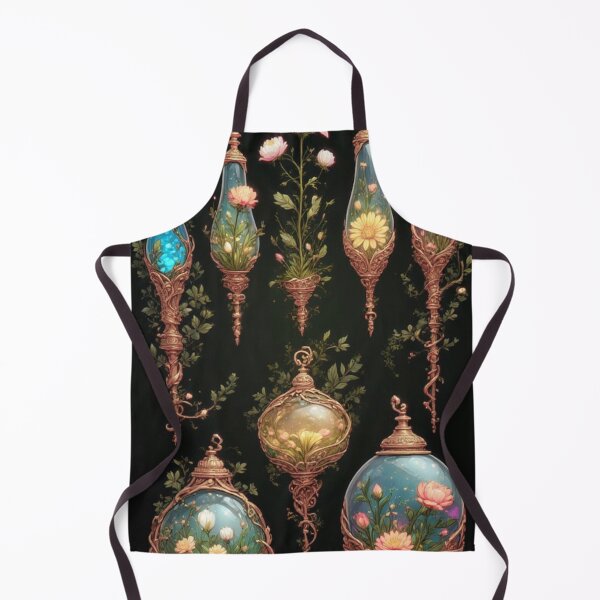 Item preview, Intricate fantasy florals blooming inside decorative glass  designed and sold by KingsArtworx 2.