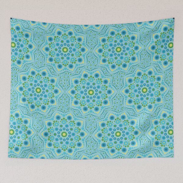 Item preview, Ocean Blue Mandala designed and sold by Dorothy Marie Design.