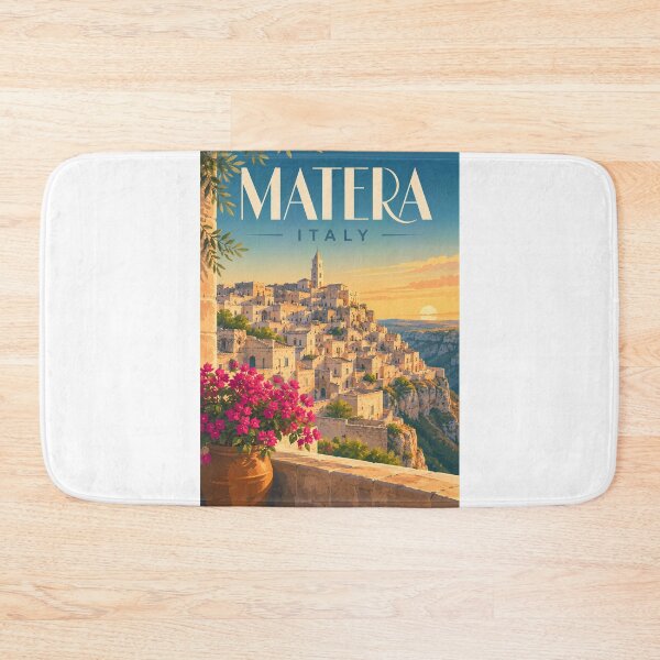 Item preview, Matera Basilicata Panorama across Sassi di Matera and Murgia Materana designed and sold by Aryabek.
