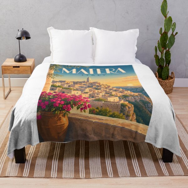 Item preview, Matera Basilicata Panorama across Sassi di Matera and Murgia Materana designed and sold by Aryabek.