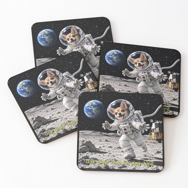 Item preview, Chihuahua Astronaut on the Moon designed and sold by MissTerryWoman.