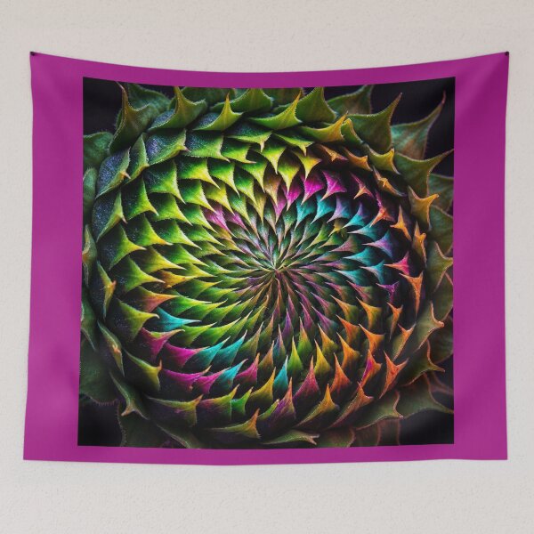 Item preview, Abstract Sunflower Seedhead designed and sold by Tridentulus.