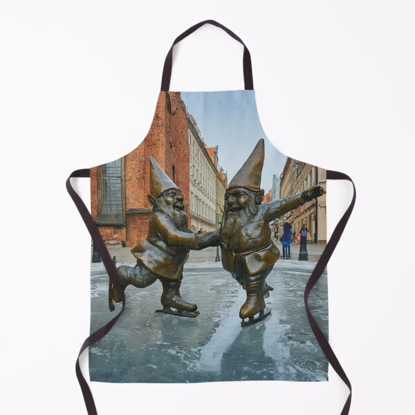Item preview, Gnomes Ice Skating Art Print – Ice Skating Gift, Poland Travel Decor designed and sold by Purrfecta.