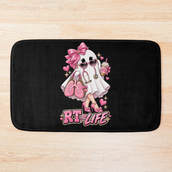 Item preview, RT Life Cute Ghost Respiratory Therapist Pink Lover Medical Design designed and sold by ClinicalHubs.
