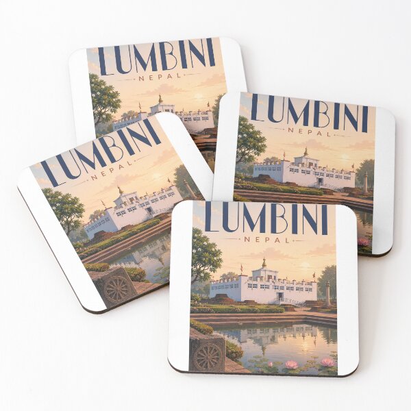 Item preview, Lumbini Nepal Sacred Maya Devi Temple and Buddhist Pilgrimage Landscape designed and sold by StampMyPassport.