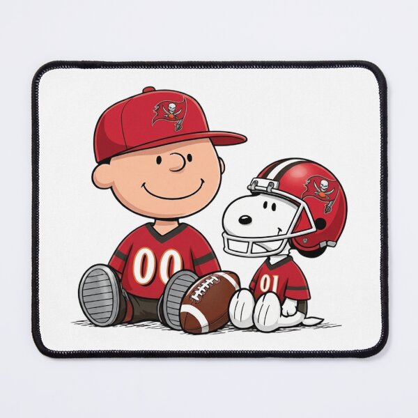 Item preview, Snoopy And Charlie Brown Tampa Bay Buccaneers Football Fan designed and sold by DamianRoy88.