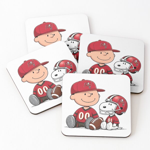 Item preview, Snoopy And Charlie Brown Tampa Bay Buccaneers Football Fan designed and sold by DamianRoy88.
