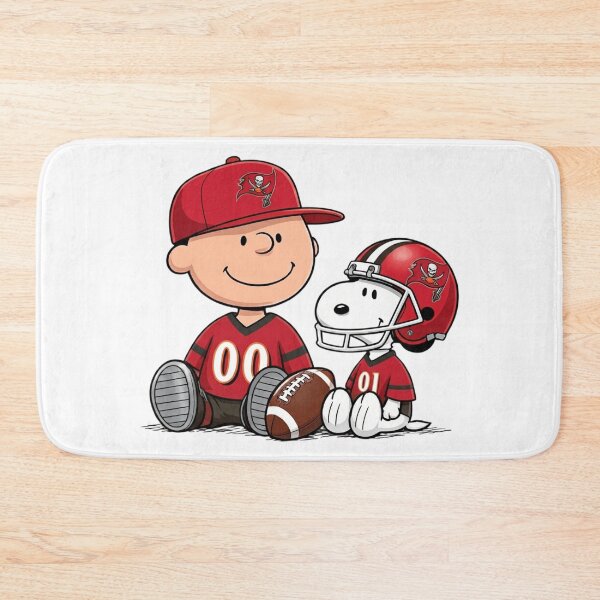 Item preview, Snoopy And Charlie Brown Tampa Bay Buccaneers Football Fan designed and sold by DamianRoy88.