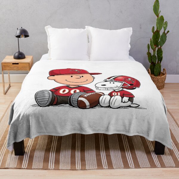 Item preview, Snoopy And Charlie Brown Tampa Bay Buccaneers Football Fan designed and sold by DamianRoy88.