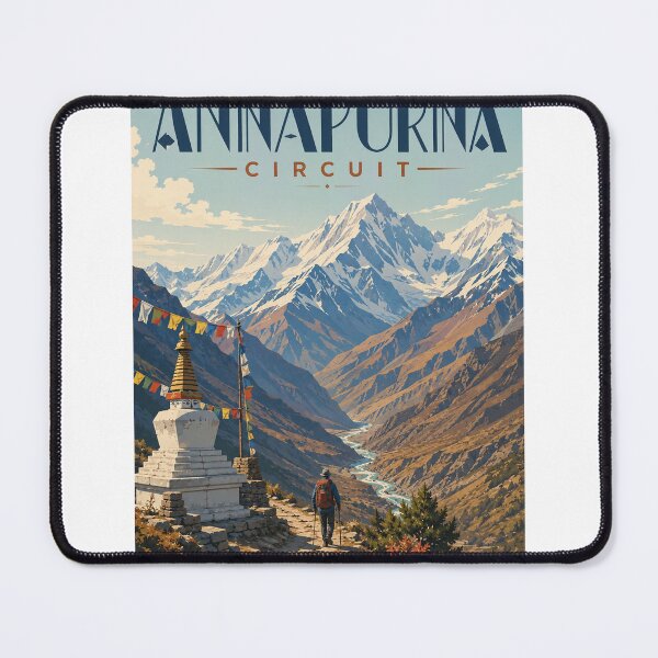 Item preview, Annapurna Circuit Nepal Himalayan Trek through Manang and Thorong La designed and sold by StampMyPassport.