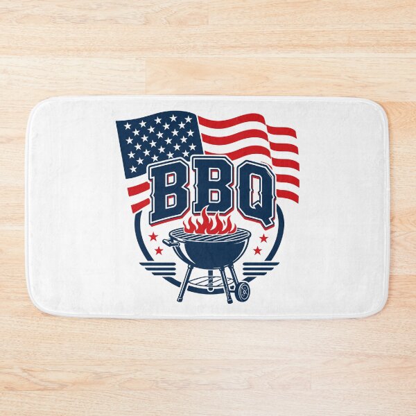 Item preview, BBQ American Flag Grill Design | 4th of July Cookout designed and sold by Marshallamoakohene.