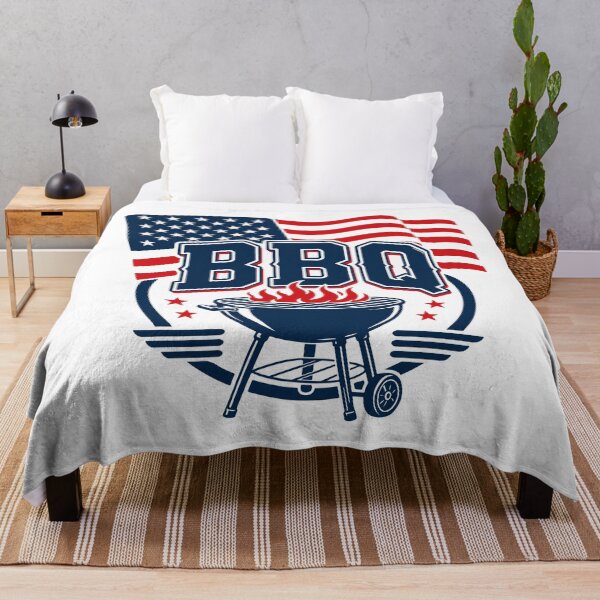 Item preview, BBQ American Flag Grill Design | 4th of July Cookout designed and sold by Marshallamoakohene.