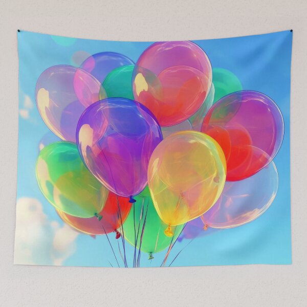 Item preview, Magical Fantasy Balloons Floating In A Dreamlike Sky designed and sold by DEC02.
