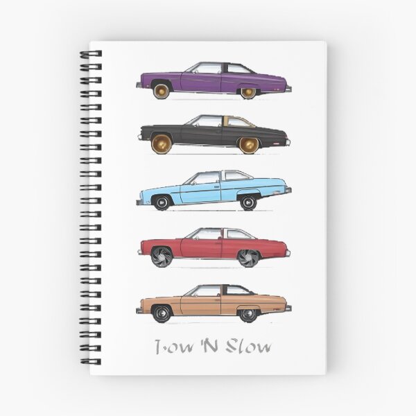 Item preview, Five Classic Lowrider Cars Artwork with Vibrant Colors and Retro Style designed and sold by DreamArtstore.