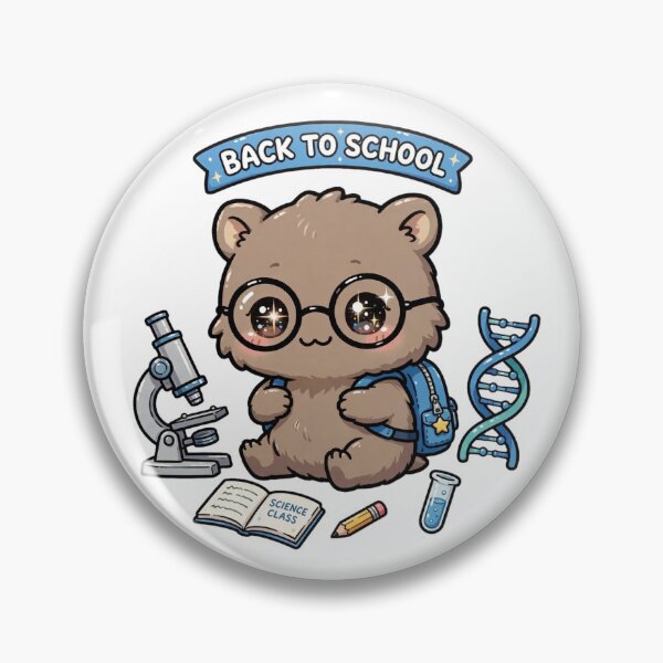 Item preview, Back To School Science Wombat designed and sold by Wildlife-Walk.