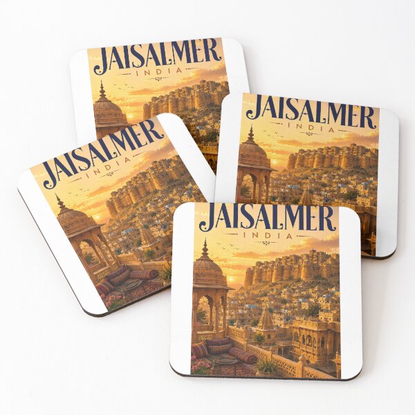 Item preview, Jaisalmer India Golden Fort Rajasthan Desert City at Sunset designed and sold by StampMyPassport.