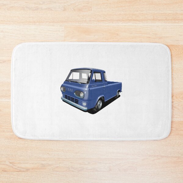 Item preview, Classic Ford Econoline Pickup in Academy Blue Vintage Vehicle Illustration designed and sold by DreamArtstore.