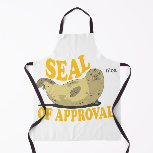 Item preview, Seal of Approval Funny Animal Pun Design designed and sold by JACKOBMSTRONG.