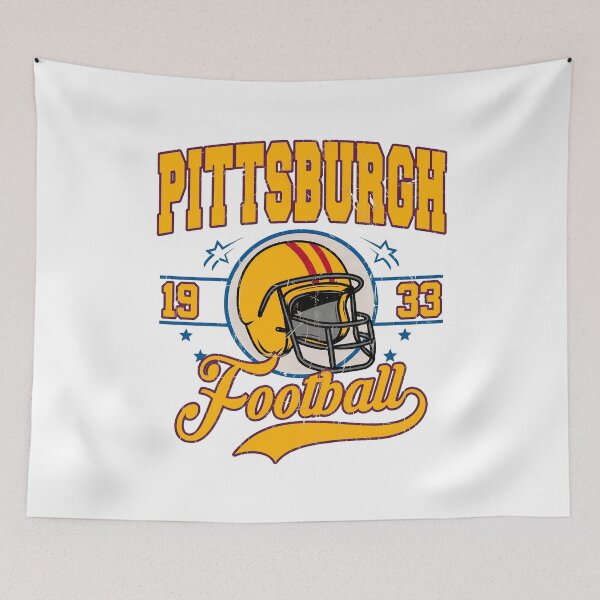 Item preview, Pittsburgh Football Vintage Retro Helmet Tee designed and sold by AdariusBice01.