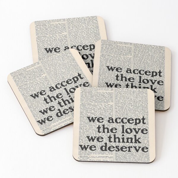 Item preview, We accept the love we think we deserve Essential T-Shirt designed and sold by bettycannon.
