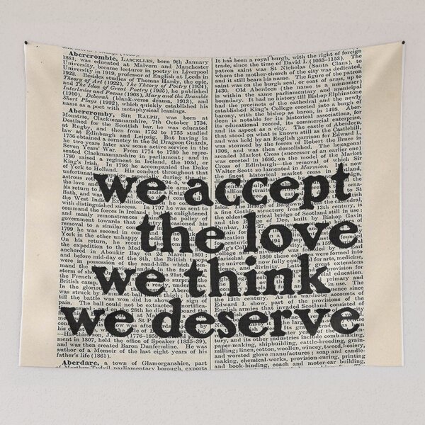 Item preview, We accept the love we think we deserve Essential T-Shirt designed and sold by bettycannon.