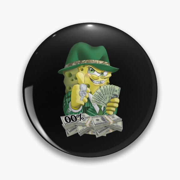 Item preview, Rich Sponge Character Green Suit Money Display designed and sold by ZoeDaugherty.