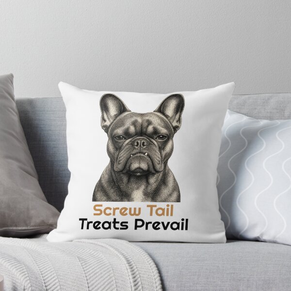 Item preview, Funny French Bulldog Screw Tail Quote designed and sold by bluesquidink.