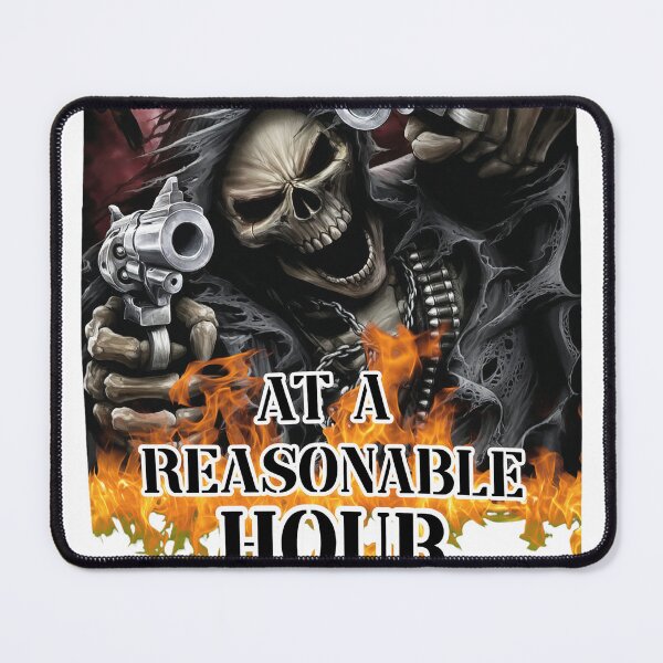 Item preview, Grim Reaper Guns Bedtime Hour Statement Garment designed and sold by JACKOBMSTRONG.