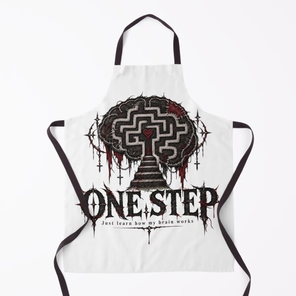 Item preview, One Step – Gothic Stitched Brain Maze Graphic designed and sold by Beastkorpze.