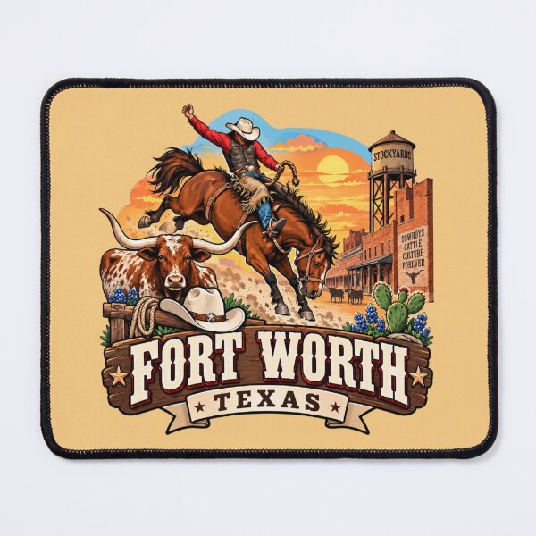 Item preview, Fort Worth, Texas - Rodeo Cowboy designed and sold by Myra365Art.