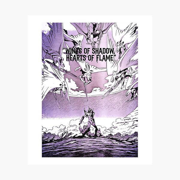 Item preview, Winged Angels Confront Core Mecha Comic Page designed and sold by JACKOBMSTRONG.