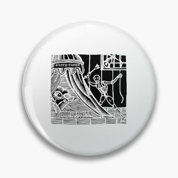 Item preview, Skeleton Awakens Sleeper Woodcut  designed and sold by JACKOBMSTRONG.