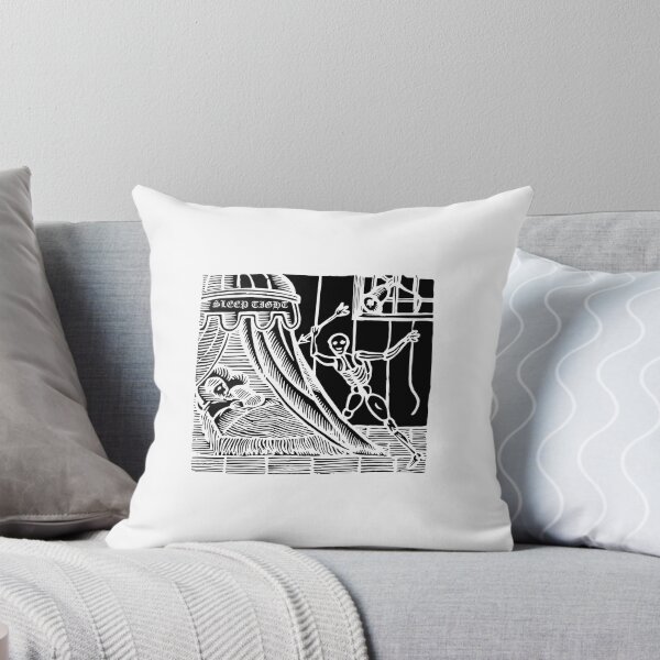 Item preview, Skeleton Awakens Sleeper Woodcut  designed and sold by JACKOBMSTRONG.