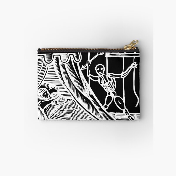 Item preview, Skeleton Awakens Sleeper Woodcut  designed and sold by JACKOBMSTRONG.