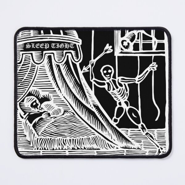 Item preview, Skeleton Awakens Sleeper Woodcut designed and sold by JACKOBMSTRONG.