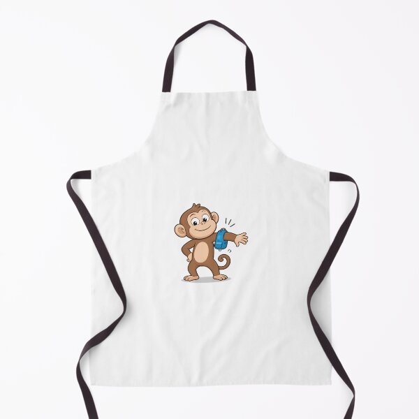 Item preview, Funny Monkey With Tiny Backpack | Cute Travel Animal designed and sold by Catchy-Couture.