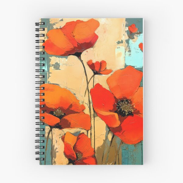 Item preview, Avant-Garde Poppy Flowers Modern Contemporary Abstract Art designed and sold by DEC02.