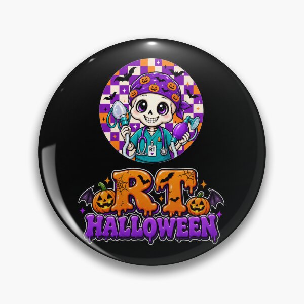 Item preview, Halloween Respiratory Therapist Skeleton RT Medical Design designed and sold by ClinicalHubs.