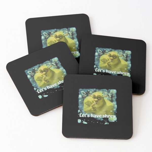 Item preview, Shrek Sugestive Pose Ethereal Hearts Motif designed and sold by ZoeDaugherty.