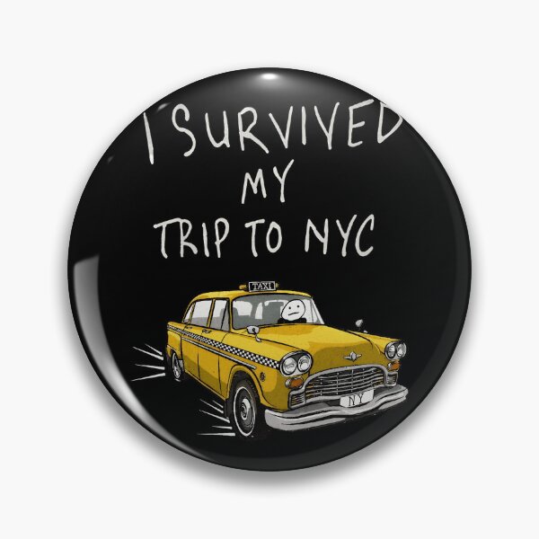Item preview, I Survived My Trip To NYC Funny Taxi Retro  designed and sold by JillBrock38875.