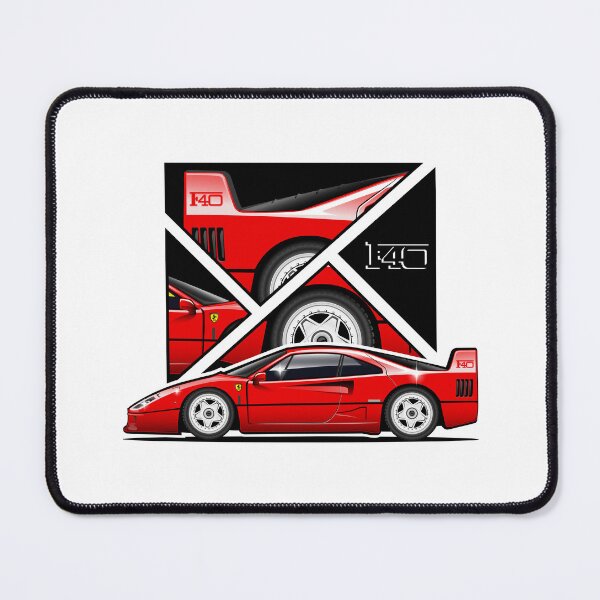 Item preview, Ferrari F40 Collage in Red Color Italian Supercar designed and sold by Juan-Art-22.