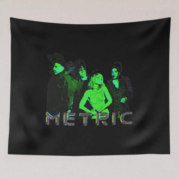 Item preview, METRIC Band Glitch Retro Style  designed and sold by TiffanyGonzal12.